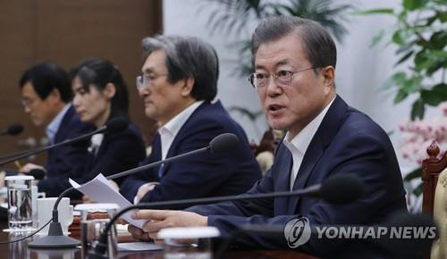 발언하고 있는 문재인 대통령(사진=연합뉴스)